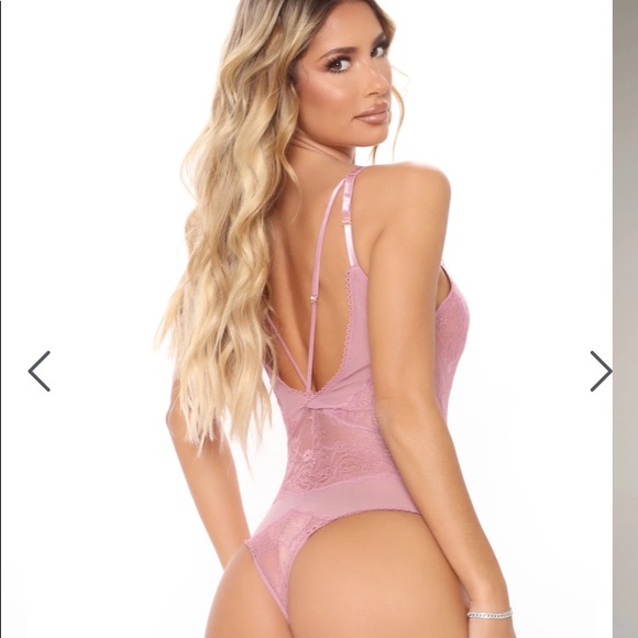 NWT Manipulation Teddy Bodysuit- Mauve - Picture 4 of 4